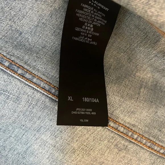 Men’s Saint Laurent denim jacket